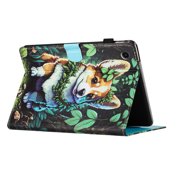 Θήκη για Samsung Galaxy Tab A9 X110 / X115, corgi dog