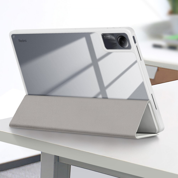 Θήκη για Xiaomi Redmi Pad SE 11", Smartcase Hybrid, με χώρο για γραφίδα, λευκή