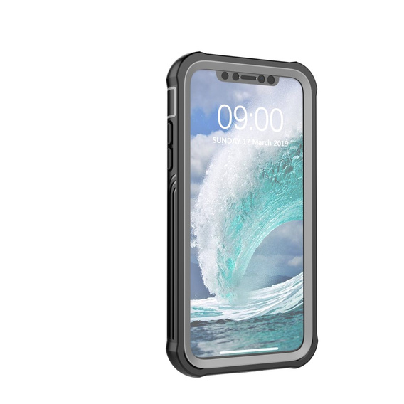 Θήκη για iPhone XR, Shockproof, με μεμβράνη, μαύρη