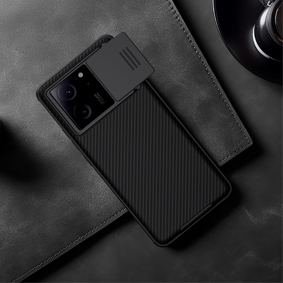 Θήκη για Xiaomi 13T/13T Pro, θωρακισμένη Nillkin, CamShield Pro, μαύρη