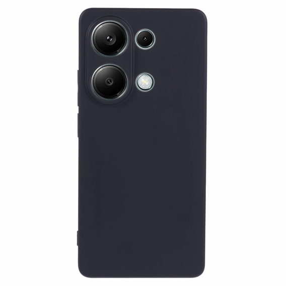 Θήκη για Xiaomi Redmi Note 13 Pro 4G / Xiaomi Redmi Note 14S / Xiaomi Poco M6 Pro 4G, Silicone Lite, μαύρη