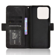 Θήκη με πτερύγιο για Realme C63, Card Slot, μαύρη