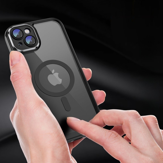 Θήκη για iPhone 15 Plus, ERBORD Impact Guard, MagSafe, μαύρη