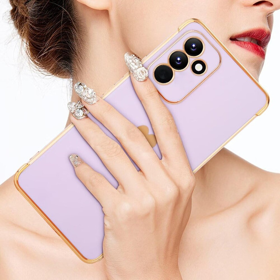 Θήκη για Samsung Galaxy A15 4G / 5G, Electro heart, μωβ + Full Glue Ceramic Glass