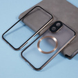 Μαγνητική θήκη MagSafe Dual Glass για iPhone 16, χρυσή