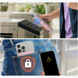 Μαγνητικό πορτοφόλι με τοποθεσία, NFC και βάση για iPhone 16 Pro