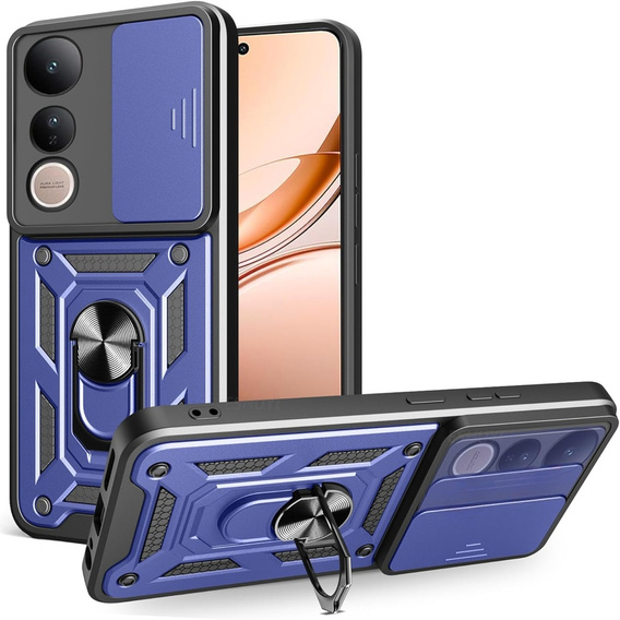 Θήκη για Vivo V50 Lite 4G / 5G, CamShield Slide, μπλε