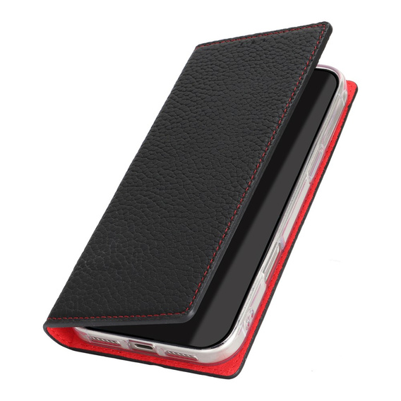 Θήκη με πτυσσόμενο καπάκι Litchi Skin Grain για iPhone 17 Pro