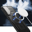 Θήκη για Samsung Galaxy A16, Military MagSafe with camera protection, μαύρη