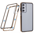 θήκη για το Samsung Galaxy A16, Magnetic Dual Glass, χρυσή