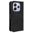 Θήκη με πτερύγιο για Xiaomi Redmi Note 14 4G, Card Slot, μαύρη