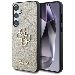 Θήκη GUESS Fixed Glitter Big 4G Logo για Samsung Galaxy S25