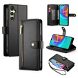 Θήκη με πτερύγιο για Samsung Galaxy A36 5G, Wallet Zipper Pocket, μαύρη