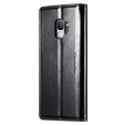 θήκη CASEME για Samsung Galaxy S9, Waxy Textured, μαύρη
