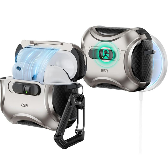 Θήκη ακουστικών με MagSafe ESR Cyber FlickLock για Apple AirPods Pro 3