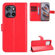 Θήκη με πτερύγιο για Motorola Edge 50 Neo / Motorola ThinkPhone 25, Crazy Horse Wallet, κόκκινη