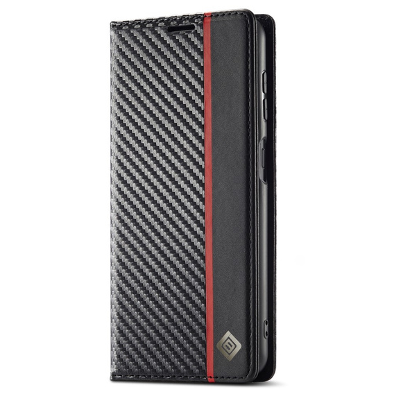Θήκη με πτερύγιο για Samsung Galaxy A26, Carbon LC.IMEEKE, μαύρη