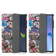 Θήκη για Lenovo Tab P11 Pro Gen 2 TB132FU TB132XU 11.2", με πτερύγιο, graffiti
