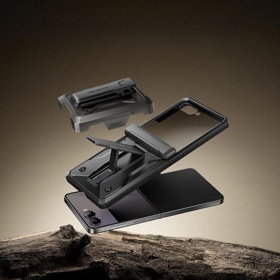 Θήκη Tongate MECH με MagSafe για Samsung Galaxy Z Flip7 FE / Z Flip6, πράσινο