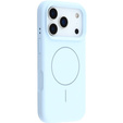 Θήκη σιλικόνης για iPhone 17 Pro, για MagSafe, αντικραδασμική, μπλε