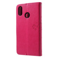 Θήκη με πτερύγιο για Huawei P20 Lite, Wallet tree, ροζ