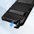 Θωρακισμένη θήκη για Samsung Galaxy S25 Ultra, R-JUST, μαύρη