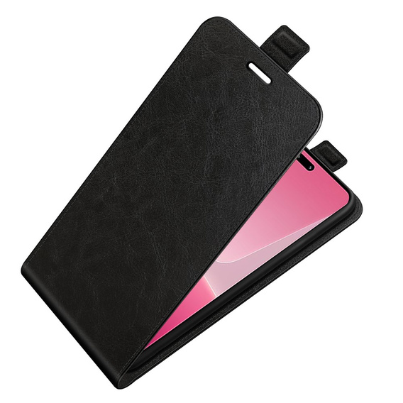 Θήκη με πτερύγιο για Xiaomi 13 Lite, Flip, μαύρη