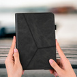 θήκη για Samsung Galaxy Tab A9+, Classic, με υποδοχή γραφίδας, μαύρη