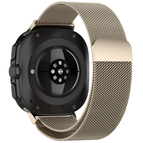 Μιλανέζικο βραχιόλι για Samsung Galaxy Watch Ultra 47mm (2025 / 2024), μπεζ