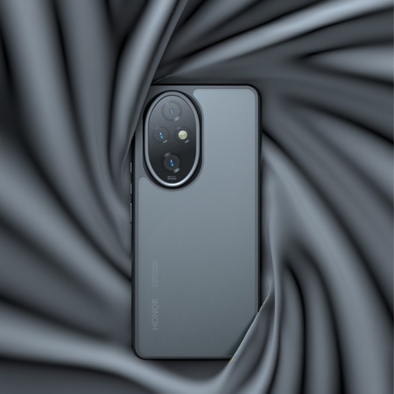 Θήκη για Honor 200 Pro 5G, Fusion Hybrid, διαφανής / μαύρη