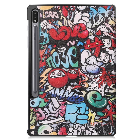 Θήκη για Samsung Galaxy Tab S9 Plus, Smartcase, graffiti