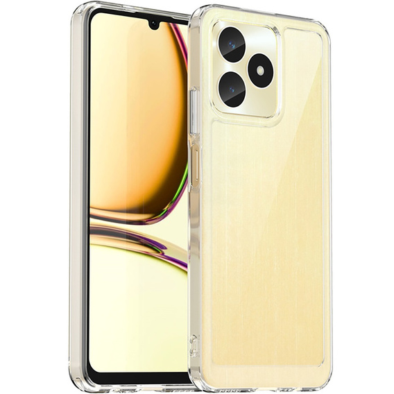 Θήκη για Realme C51, Fusion Hybrid, διαφανής