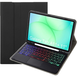 Θήκη με φωτιζόμενο πληκτρολόγιο Bluetooth και touchpad για Samsung Galaxy Tab A11+