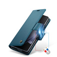 CASEME flip case για Samsung Galaxy Z Fold6 5G, Litchi Wallet, μπλε