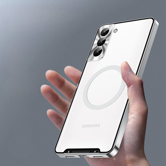 θήκη προστασίας κάμερας για το Samsung Galaxy S21 FE 5G, CamShield MagSafe, διαφανές / ασημί