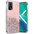 Θήκη για Oppo A16 / A16s / A54s, Glittery, ροζ