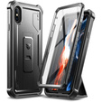 Θωρακισμένη θήκη για iPhone X / XS, Dexnor Full Body, μαύρη