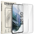 2x Μετριασμένο γυαλί για Samsung Galaxy S21, ERBORD 9H Hard Glass στην οθόνη