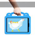 Παιδική θήκη για iPad mini 7.9" 2019/2015/2014/2013/2012 (5/4/3/2/1 gen.), Cute Patterns, με βάση, μπλε