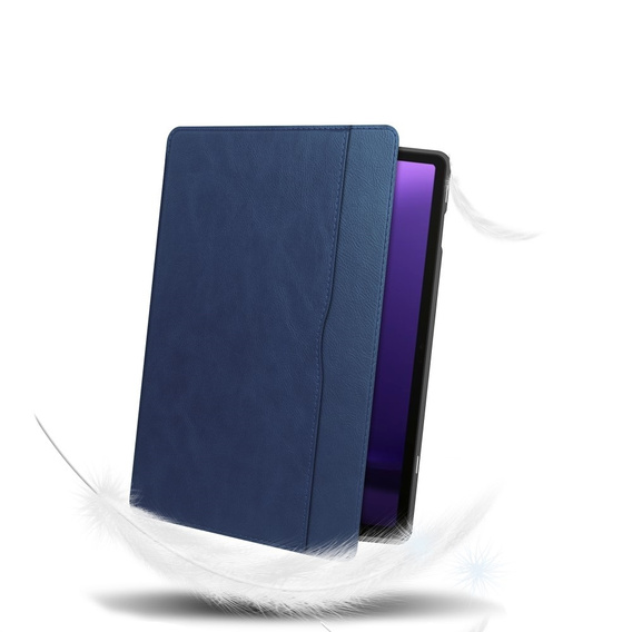 Θήκη για Samsung Galaxy Tab S10 Lite / S10 FE / S9 FE, Business Card and Pen Slot, μπλε