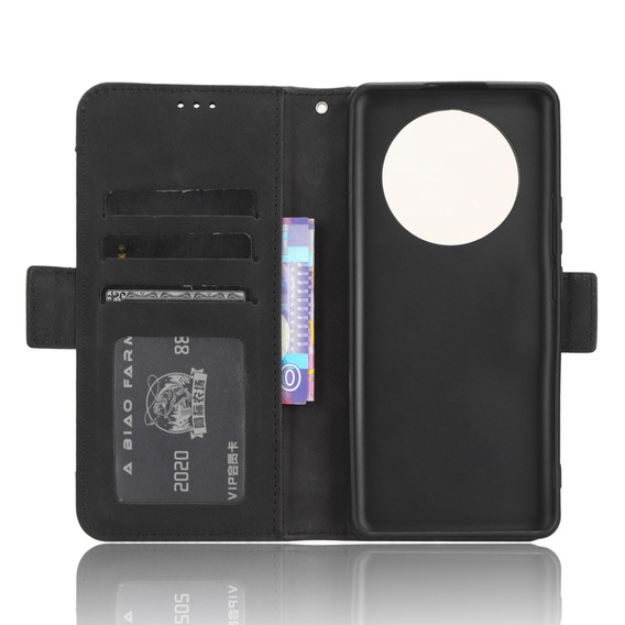 Θήκη με πτερύγιο για Realme 11 Pro 5G / Pro+ 5G, Card Slot, μαύρη