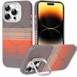 Θήκη για iPhone 14 Pro Max, Πλαίσιο Kickstand, για MagSafe, Sunset Grey