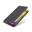 θήκη CASEME για Samsung Galaxy M21, Leather Wallet Case, μαύρη