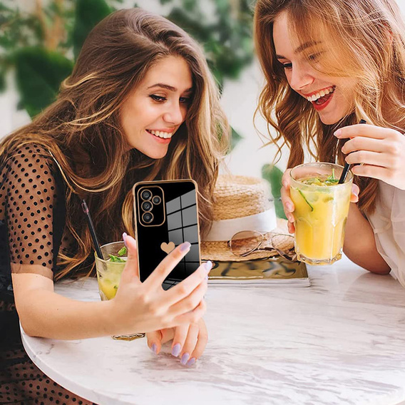 Θήκη για Samsung Galaxy A34 5G, Electro heart, μαύρη