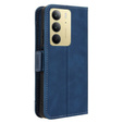 Θήκη με πτερύγιο για Realme 14X / Realme C75, Card Slot, σκούρο μπλε