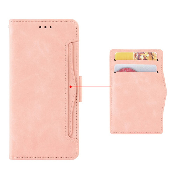 Θήκη με πτερύγιο για Samsung Galaxy A26, Card Slot, ροζ