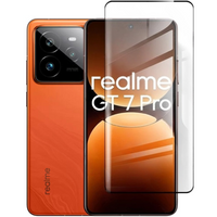 Μετριασμένο γυαλί 3D για Realme GT 7 Pro, μαύρο πλαίσιο