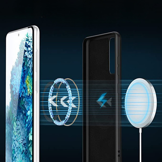 Θήκη για Samsung Galaxy S20 FE, Silicone MagSafe, μαύρη