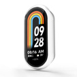 Θήκη 2σε1 + γυαλί μετριασμένο για Xiaomi Smart Band 10 / 9 / 8, μαύρη