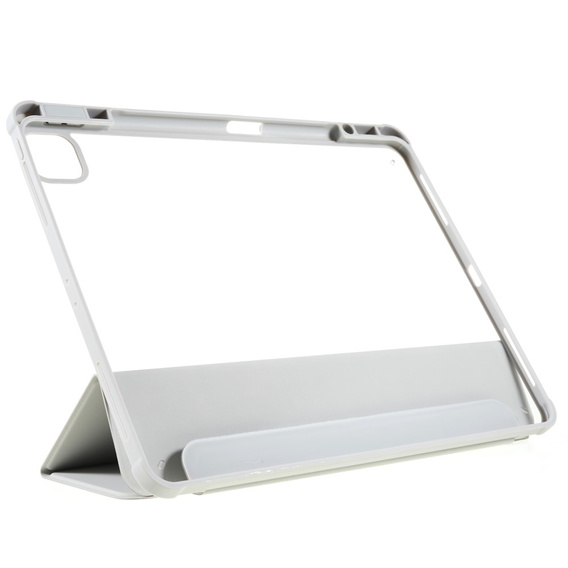 Θήκη για iPad Pro 12.9" 2022/2021/2020 (6/5/4 gen.), Smartcase Hybrid, με χώρο για γραφίδα, γκρι